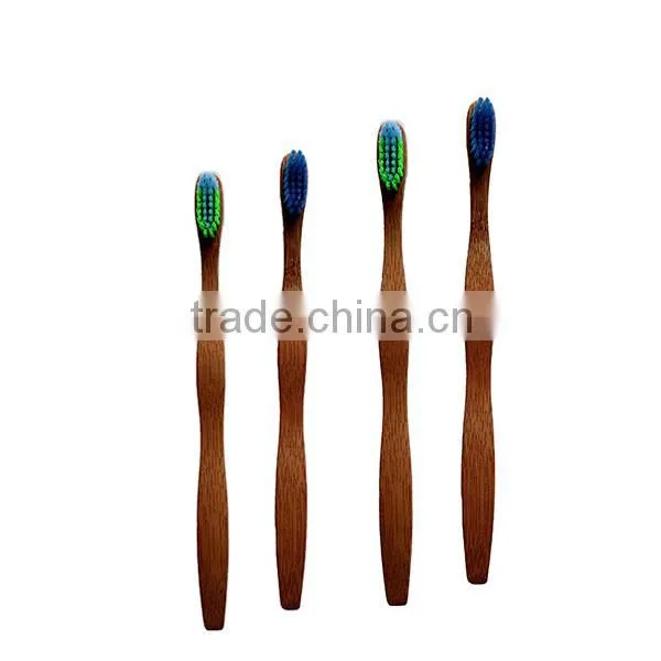 Disposable Travel Wooden Bamboo Toothbrush for Hotel photo-2