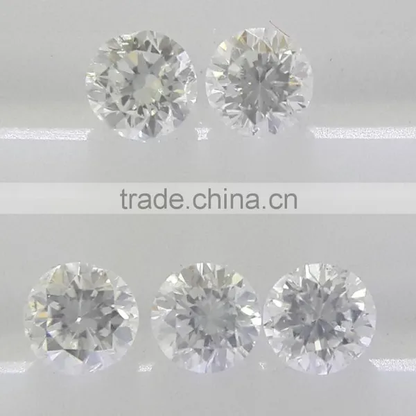 2-2.5mm 1cts Lot VS Clarity F Color Natural Loose Brilliant Cut Diamond photo-4