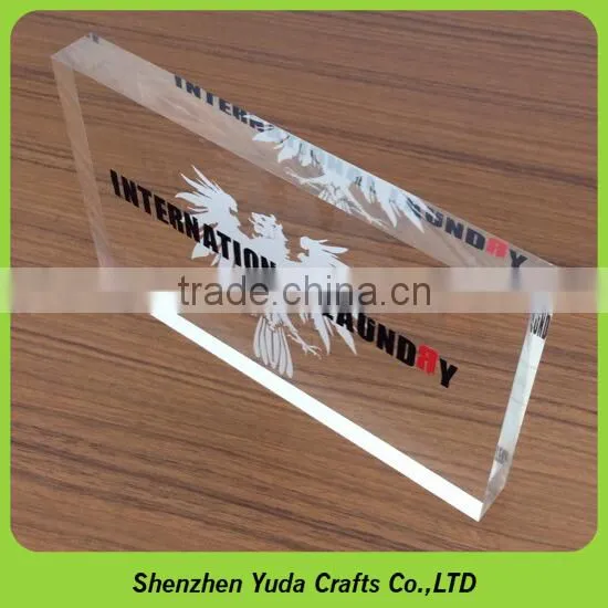 Acrylic Block Brick With Engraving or Printing High Transparency Clear Plexi Acrylic Block Sheet photo-2