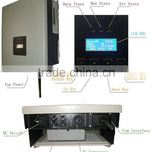 5kw /8kw /10kw Grid Tie Inverter for Solar Power System photo-6