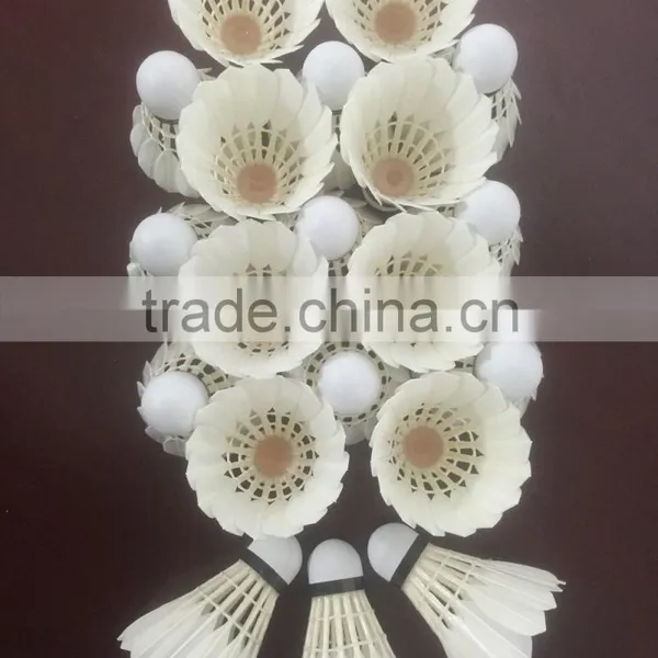Equal to AS 30 Second Class Goose Feather Shuttlecock Badminton for Tournament and Practice photo-6