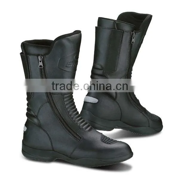 Waterproof, Zipper, Stylish Motorcycle Touring Boots