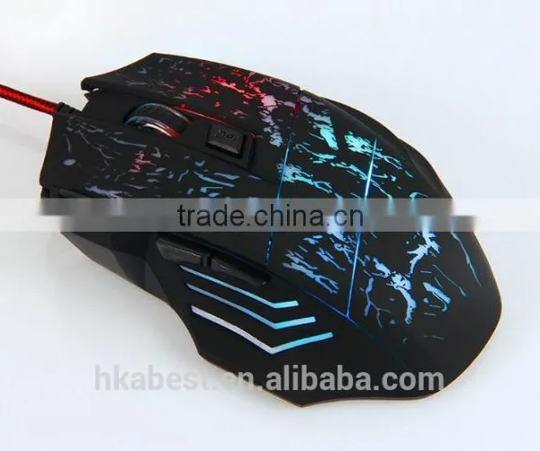LED Lighting DPI 3D 7 Buttons Computer Notebook Gaming USB Wire Game Mouse photo-5