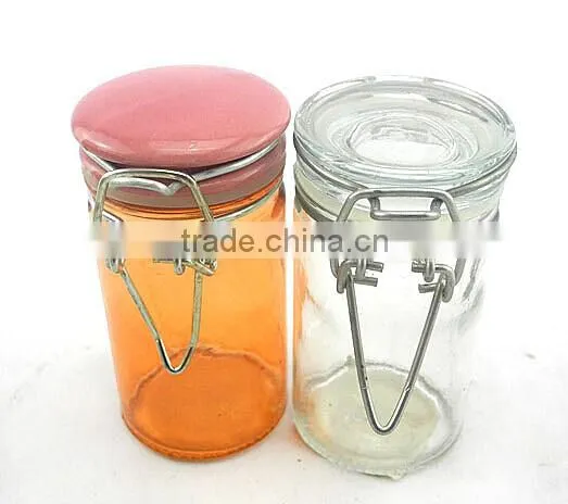 80ml Mini Clamp Lid Glass Bottle Wholesale photo-2