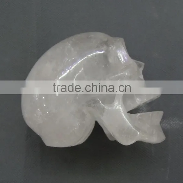 Quartz Crystal Super Relistic Rock Crystal Singing Skull photo-6