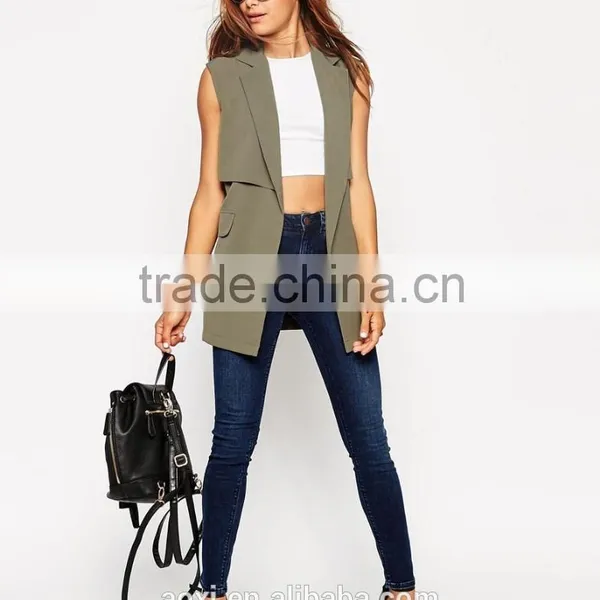 Plain Dyed Belt Waist Simple Style Fashioal Girl Charming Coat photo-5