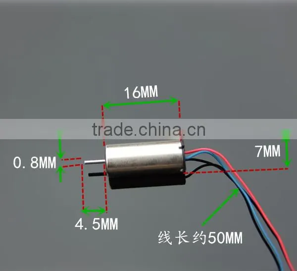 Tewec 7mm 716 Mini dc Helicopter Motor photo-2