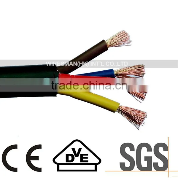 High Quality 3*1.5mm2 CCC 227IEC4 Copper Electric Wire Round Electric Cable
