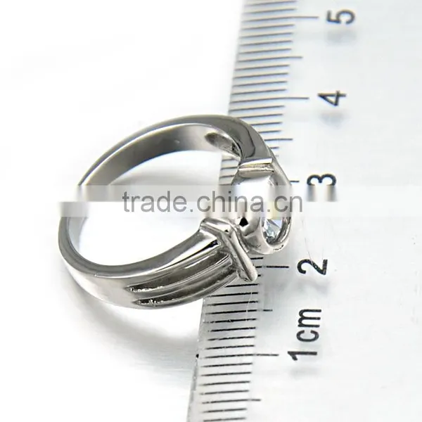 2016 New Design Ring Stainless Steel Ring Articifical Stone Jewellery for Woman photo-4