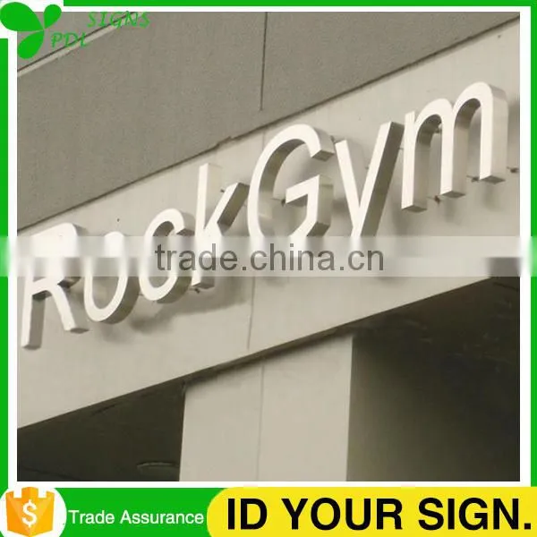 PDL Front Built Up Stainless Steel Store Name Signs photo-4