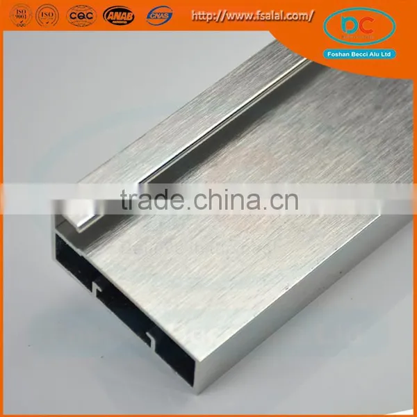 Kitchen Cabinet Wholesale Price Brushed Aluminum Frame photo-5