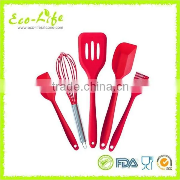 Non-Stick Silicone Covered Nylon Ladle With Stainless Steel Handle, Soup Spoon, Cooking Utensils photo-4