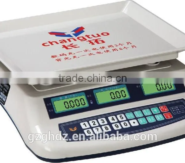 Electronic Price Computing Scale 30kg,digital Price Scale Electronic Bench Scale With Steel Pan photo-4