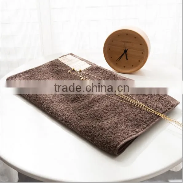 Custom Solid Color Cotton Face Towel For Gift photo-3