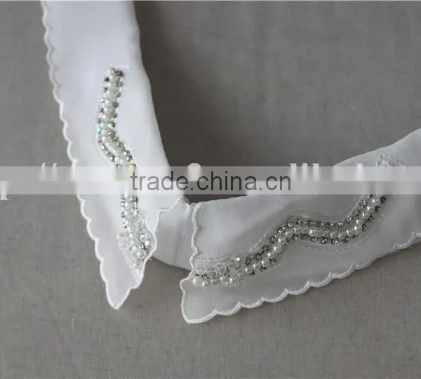 Tulle Detachable Collar With Rehinestone, Lady Collar With White Pearl, Fashion Lady Collar 2016 photo-2