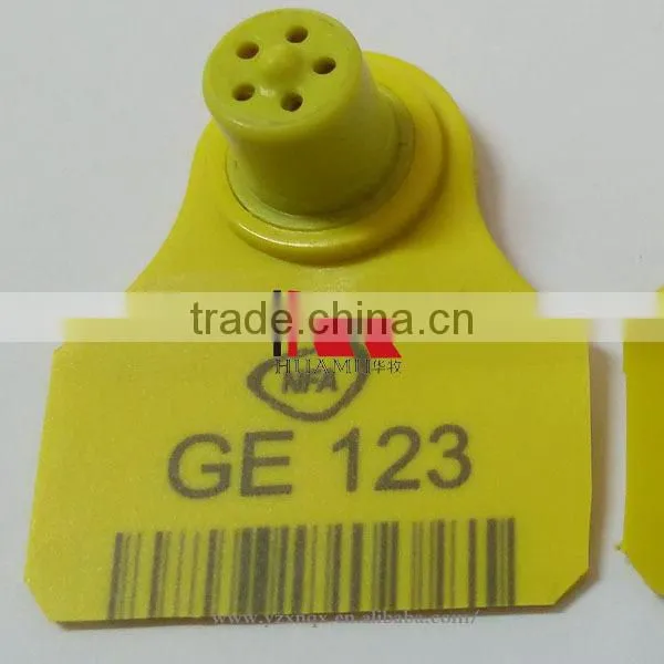 Ear Tag for Pig Yellow 43*38 mm photo-3