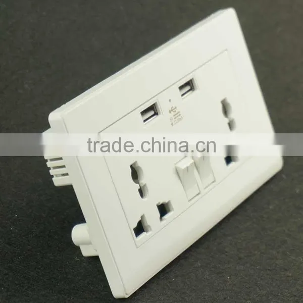 Electric Usb Sockets and Switches With Wall Switch Socket photo-4