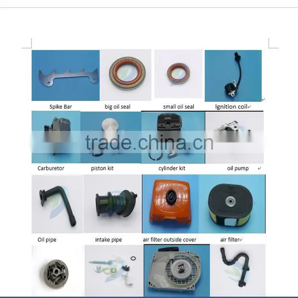MS 440 GASOLINE PORTABLE CHAINSAW TRAIN WHEEL SIDE COVER photo-2