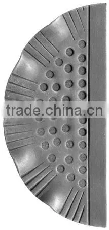 Forged iron leaf