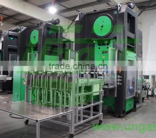 Austrian CNC Control Automatic UNGAR Aluminium Foil Food Container Making Machines With Adjustable Height Lines (UNST-6010-63T) photo-4