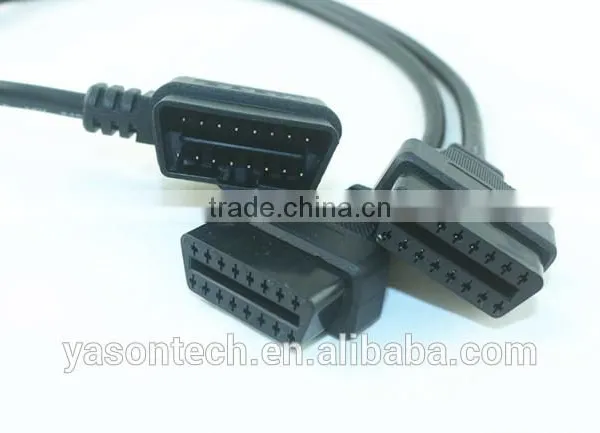 Vehicle-mounted Data Cable Splitter Right Angle J1962M to 2 J1962F photo-2