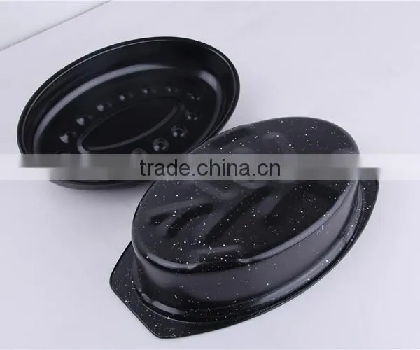 Exhaut Safety Design Restaurant Ceramic Coating Duck Oval Roaster photo-6
