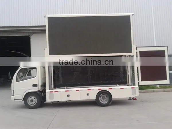 Factory Sale Euro4 Diesel 95hp 4x2 Two Side Mobile Led Truck photo-3