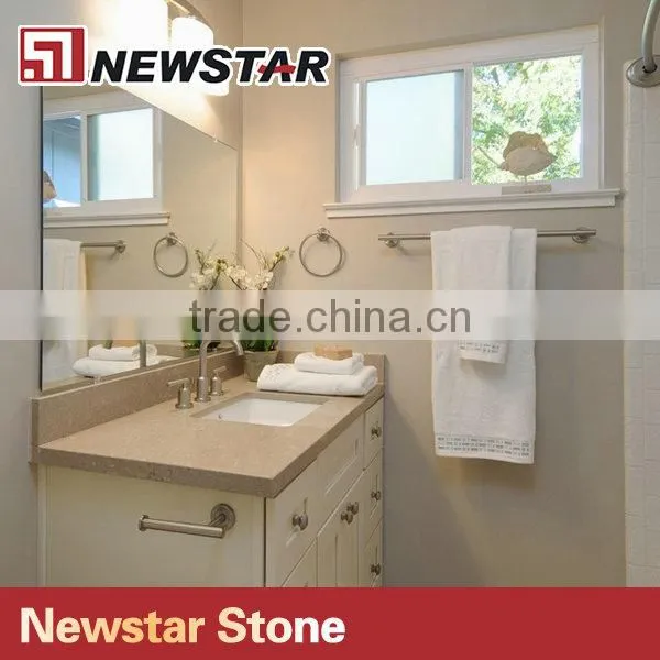 Newstar Laminated Quartz Stone Bathroom Vanity Top photo-2