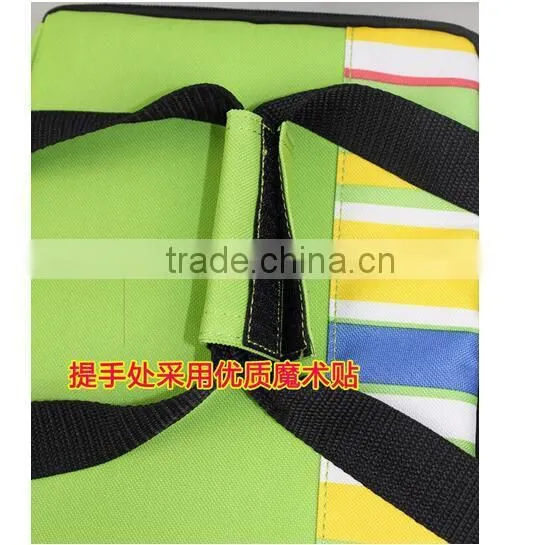 CY153 Lunch Tote Bag Box Cooler Bag, Silver Interior and Long Handles, Picnic Cold Drink Insulation Bag Cooler Bag Freezable photo-5