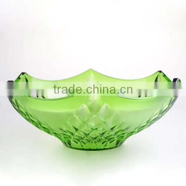 Unique Large Salad Bowls Colored Glass Fruit Bowls photo-3