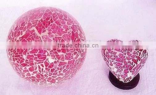 Crackle Valentines Candle Holder photo-2