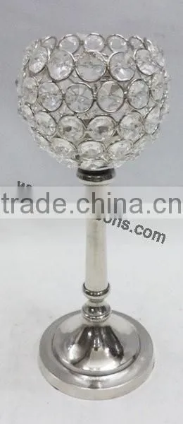 Home Decoration Use Crystal Table Votive Candle Stand for Wedding photo-6