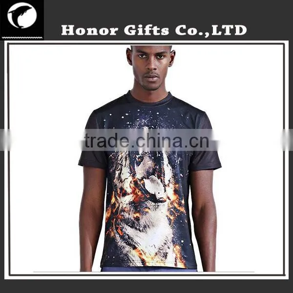 Fashionable Short Sleeves Cotton High Quality Custom Printed T Shirt photo-4