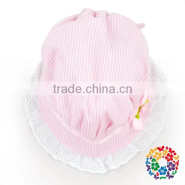 Wholesale Baby Hat Cotton Pink Lace Hat Baby Caps and Hats photo-3