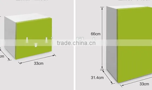 Home Furniture New Design Assembly Wood Wall Shelf for Living Room Colorful MDF Wooden Storage Cabinet photo-5