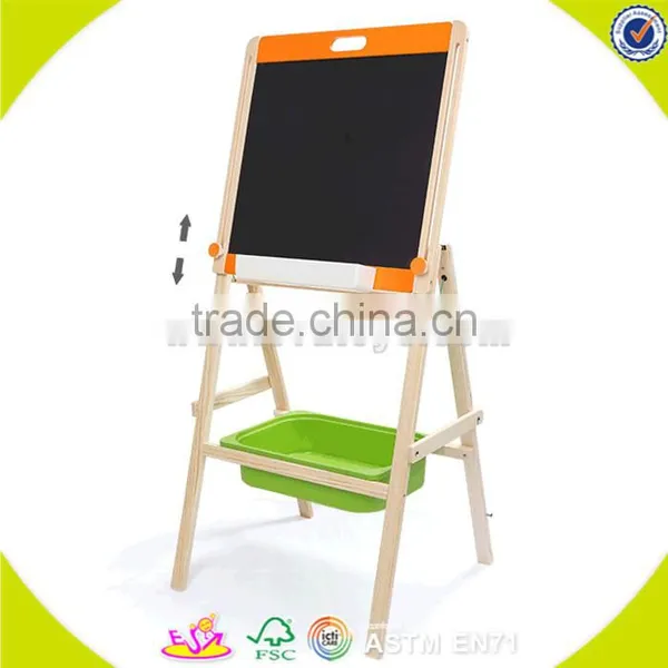 Wholesale High Quality Wooden Small Blackboard Fashion Kids Wooden Small Blackboard W12B058 photo-4