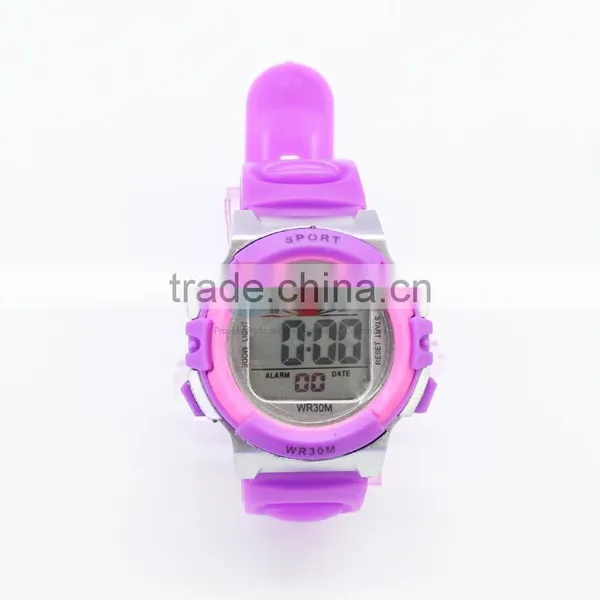 Purple Women Digital Sport Watch