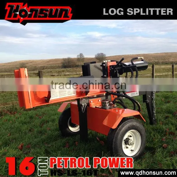 Honda GX200 Gas Engine Powered Hydraulic 16ton Log Splitter