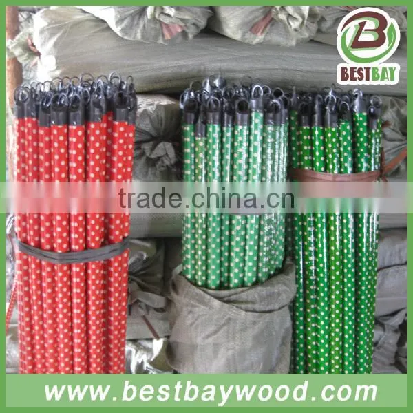 Long Handle Broom Pvc Coated,Hot Sales Colorful PVC Coated Wooden Broom Handle photo-4