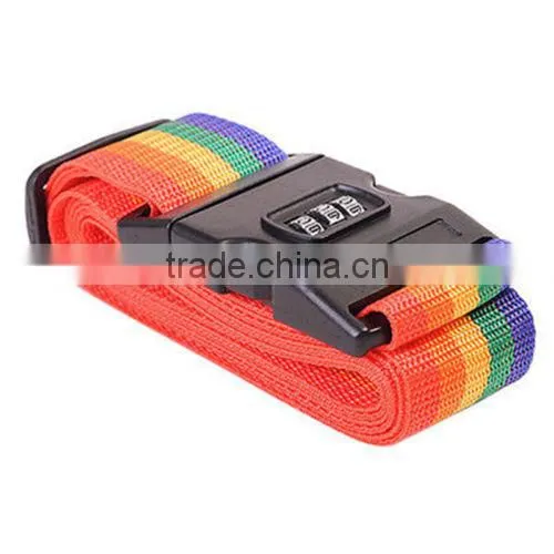 Travel Luggage Suitcase PASSWORD Secure LOCK Durable Nylon Packing Strap Belt photo-2