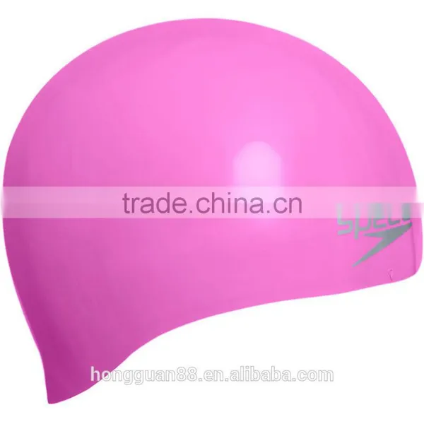 Rainbow Customized Design and Printed Long Hair Silicone Swim Cap photo-5
