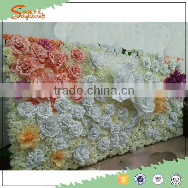 2016 New Desight Wholesale Artificial Flower Wall, Colorful Wedding Silk Flowers photo-6