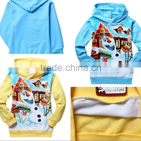 100% Cotton Baby Boys and Girls Cartoon Designer Hoodies Children Sweatshirts Baby Pullover
