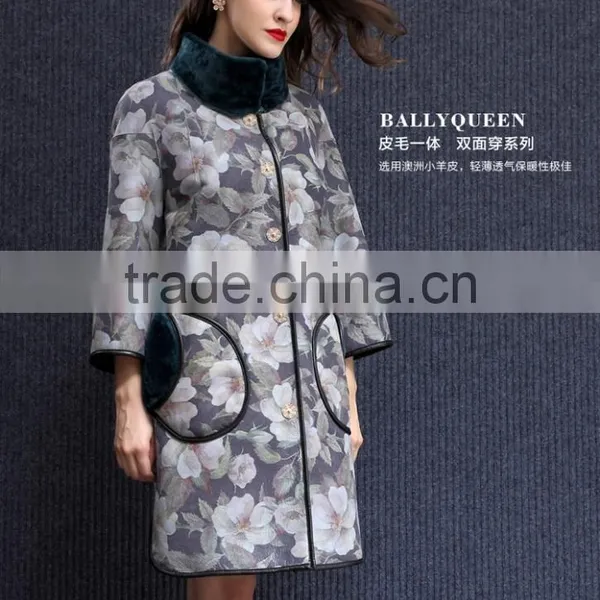 New Arrival Sleeve Length Vest Slim Embroidery Berber Fleece Fur One Piece Women Sheep Shearing Outerwear Cashmere Overcoat photo-6