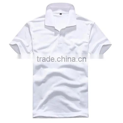 Wholesale Bulk Plain White Polo T Shirt China Manufacturer Custom OEM Factory 100% Cotton Short-sleeved Mens Polo t Shirts photo-6