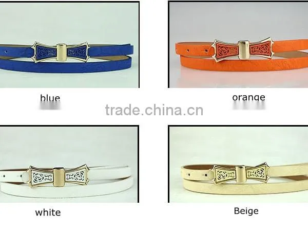 MOQ 1pc High Quality Shinny 14 Different Colors Beautiful Metal Buckle Cheap Price Belt for Women Belt Cummerbund photo-3
