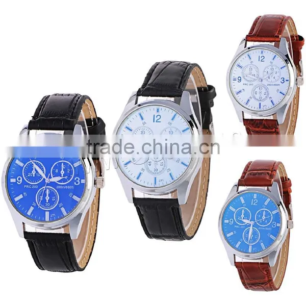 Wrist Watch PU Branded Watches Men Radium Popular Men Top 10 Wrist Brands Saat Watch Men