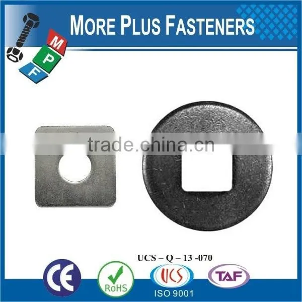 Made in Taiwan Carbon Steel High Quality Square Hole Flat Carriage Bolt Washer