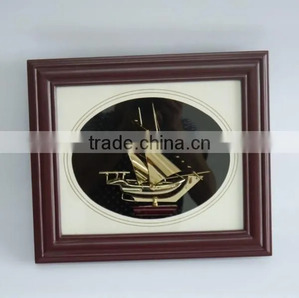 2015 New Design High Quality 3D Arabic Dhow Frame With Decoration Gift JKC-01 photo-2