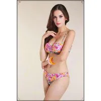 2014 New Print Floral Swimsuit Free Shipping Swimwear photo-2